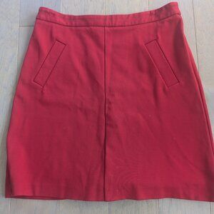 Mario Serrani Women’s Red Pencil Skirt Size 10 Stretchy, Made in Italy, NWOT!
